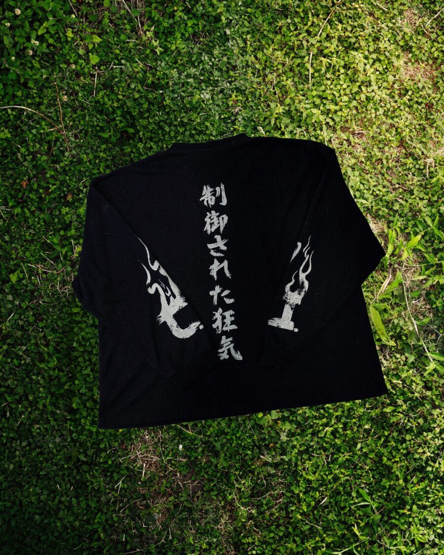 Waffle Flame Long Sleeve | CONTROLLED INSANITY