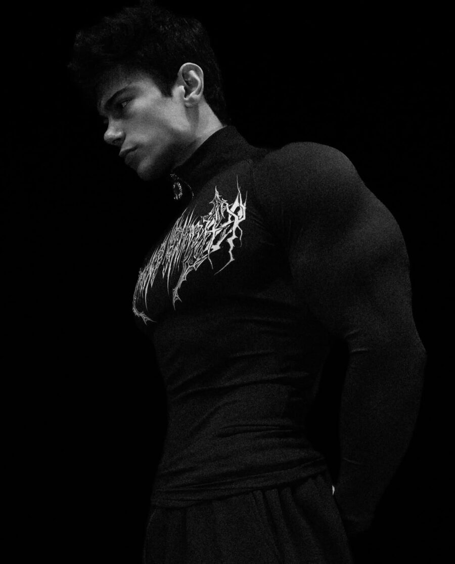 Void Tech Deathwing Longsleeve Quarter Zip Compression [Void Black Marzo]| BREATHEDIVINITY