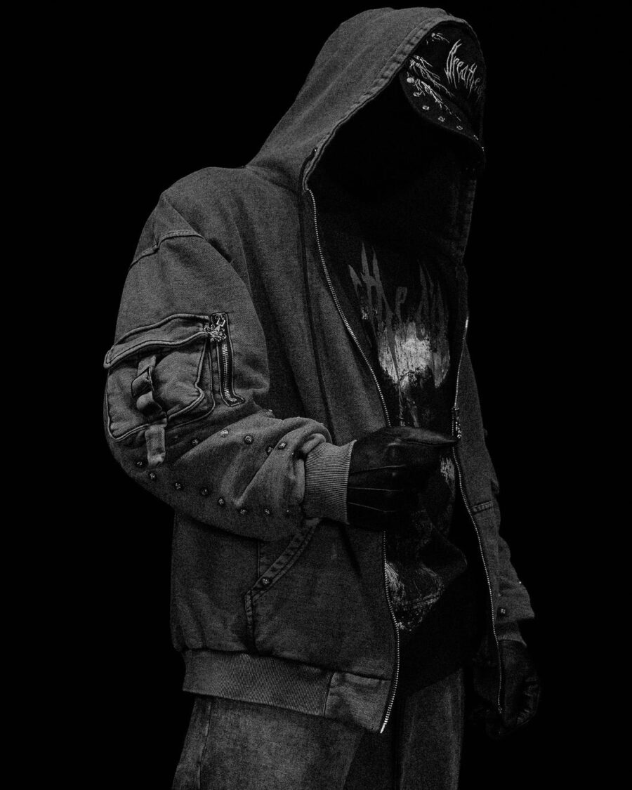 Metallic Tactical OversizedCargo Zip-up Jacket[VINTAGE Abril] | BREATHEDIVINITY