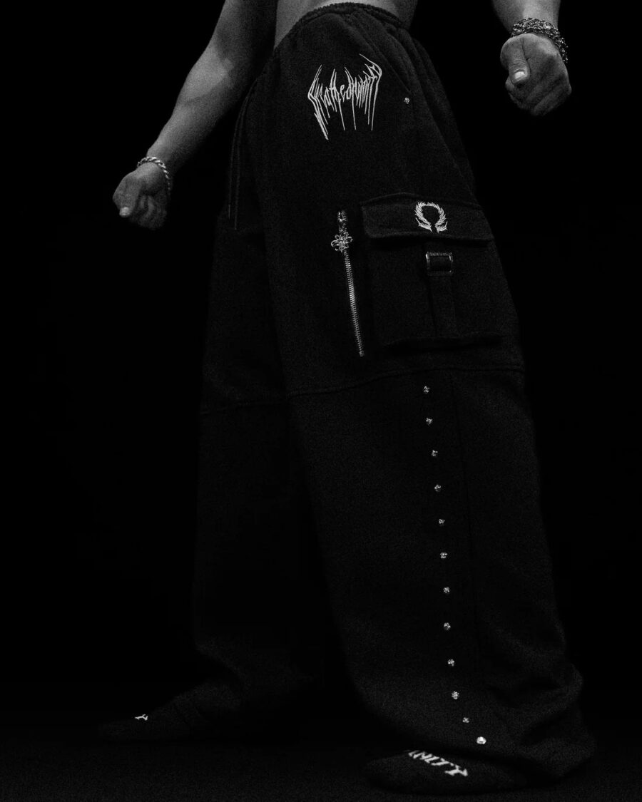Metallic Tactical Uncuffed Cargo | BREATHEDIVINITY