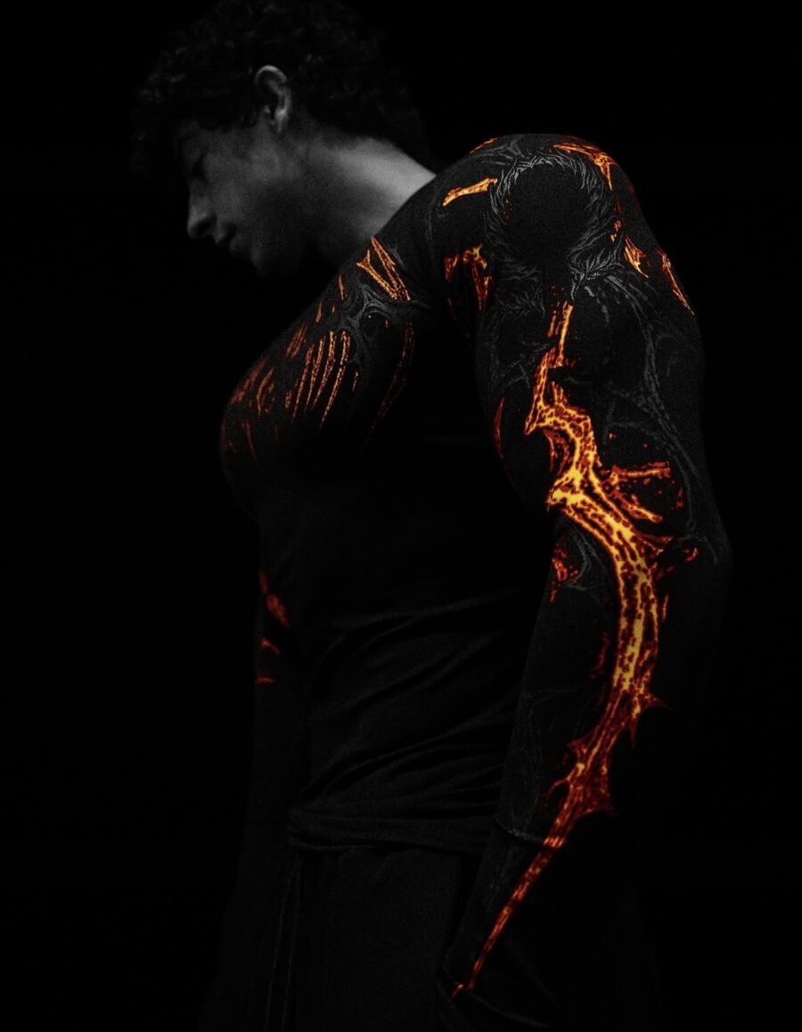 Void Tech Parasite LongSleeve Compression[INFERNO Abril ] | BREATHEDIVINITY