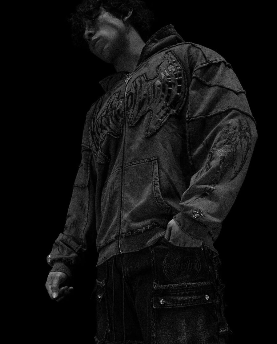 Oversized Ruined Zip-Up [Vintage junio] | BREATHEDIVINITY