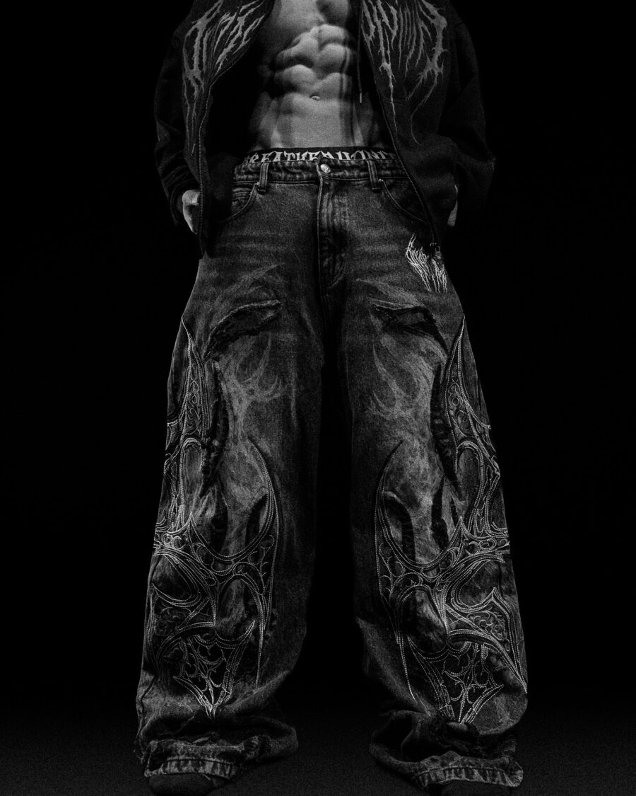 Soul Decay Oversized Distressed Denim Jeans [Alloy Washed Agosto] BREATHEDIVINITY