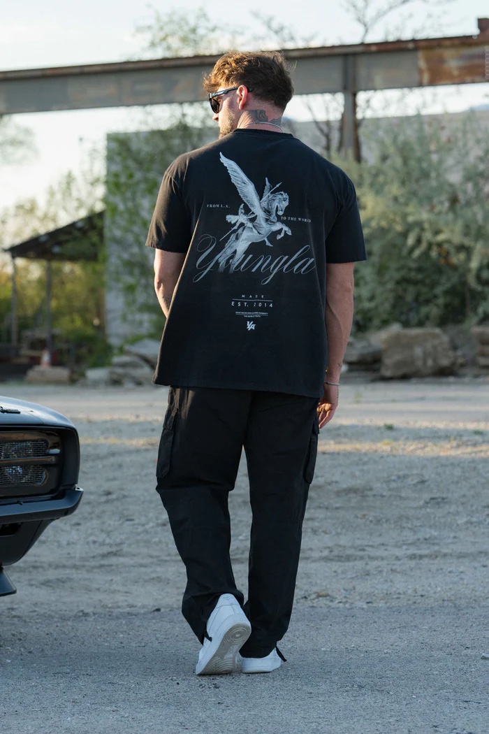 4118 Warrior Tees Light Black | YOUNGLA
